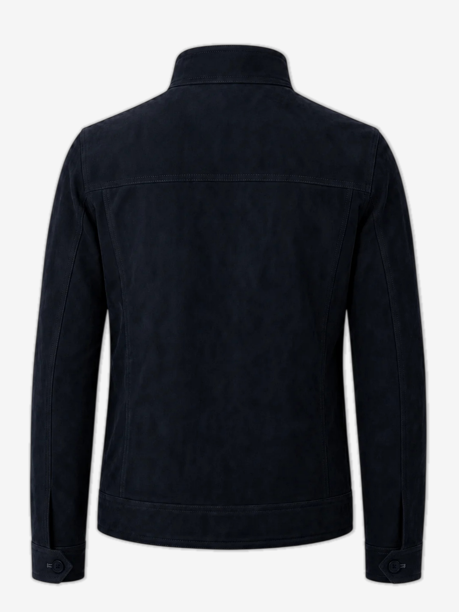 Alcantara Suede Stand Collar Jackets