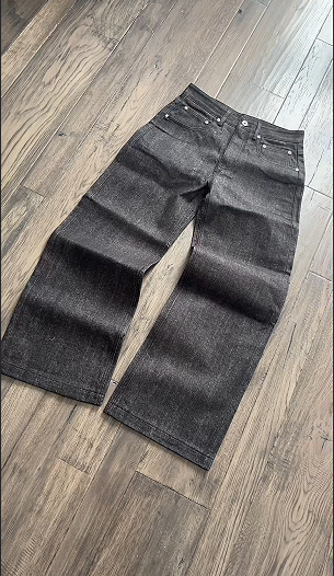 Fishbone Adjust Raw Denim Flare Pants