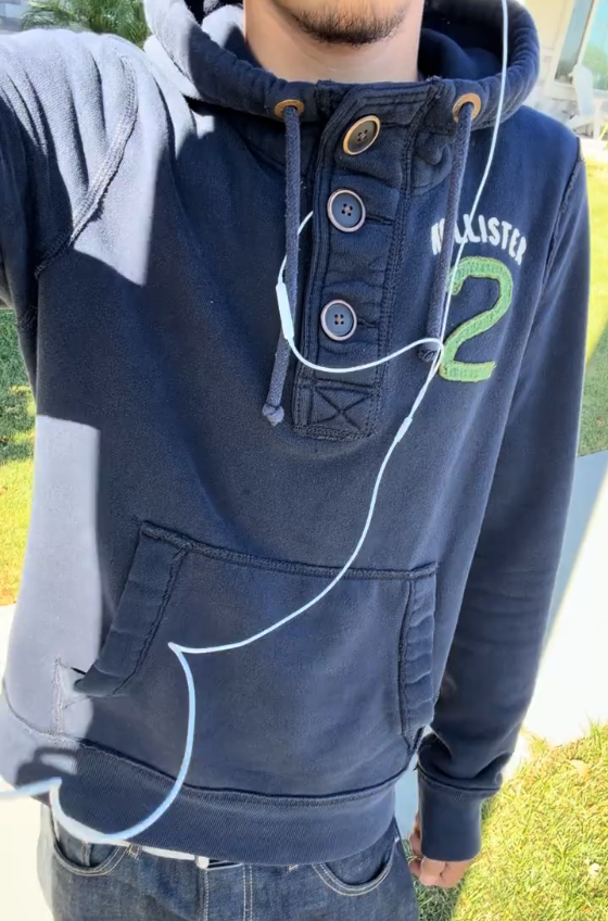 Button Placket Hoodie