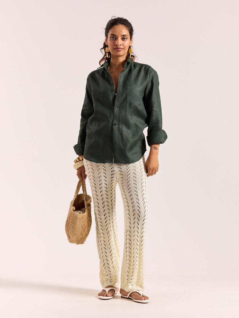 60s Lea Linen Shirt