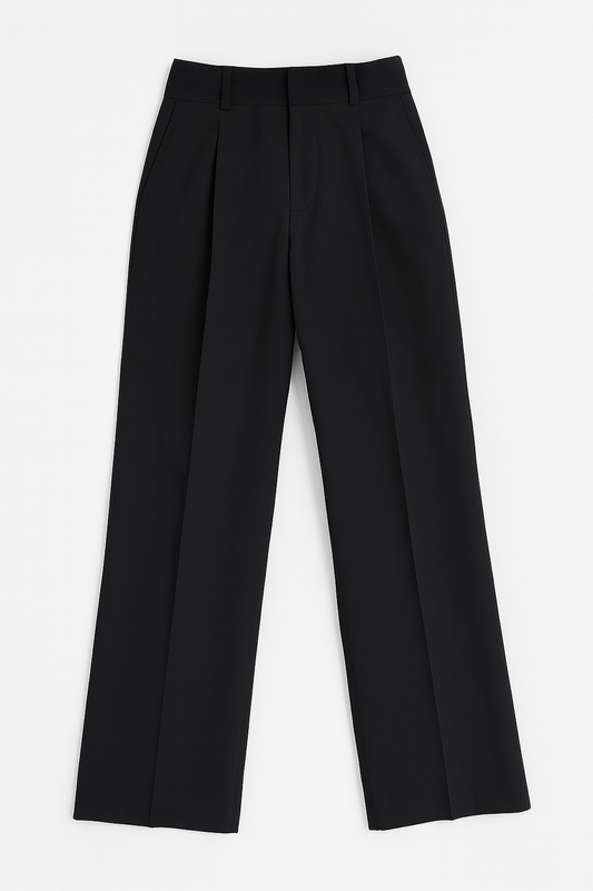 STRAIGHT FIT SINGLE PLEATED TROUSER