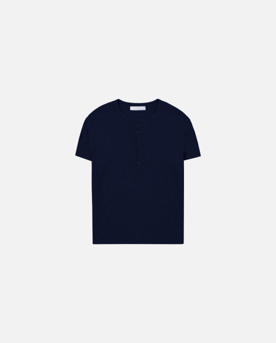 SHORT SLEEVE HENLEY