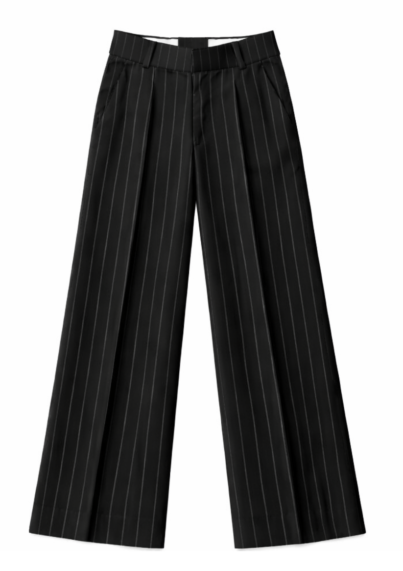 STRAIGHT FIT SINGLE PLEATED TROUSER