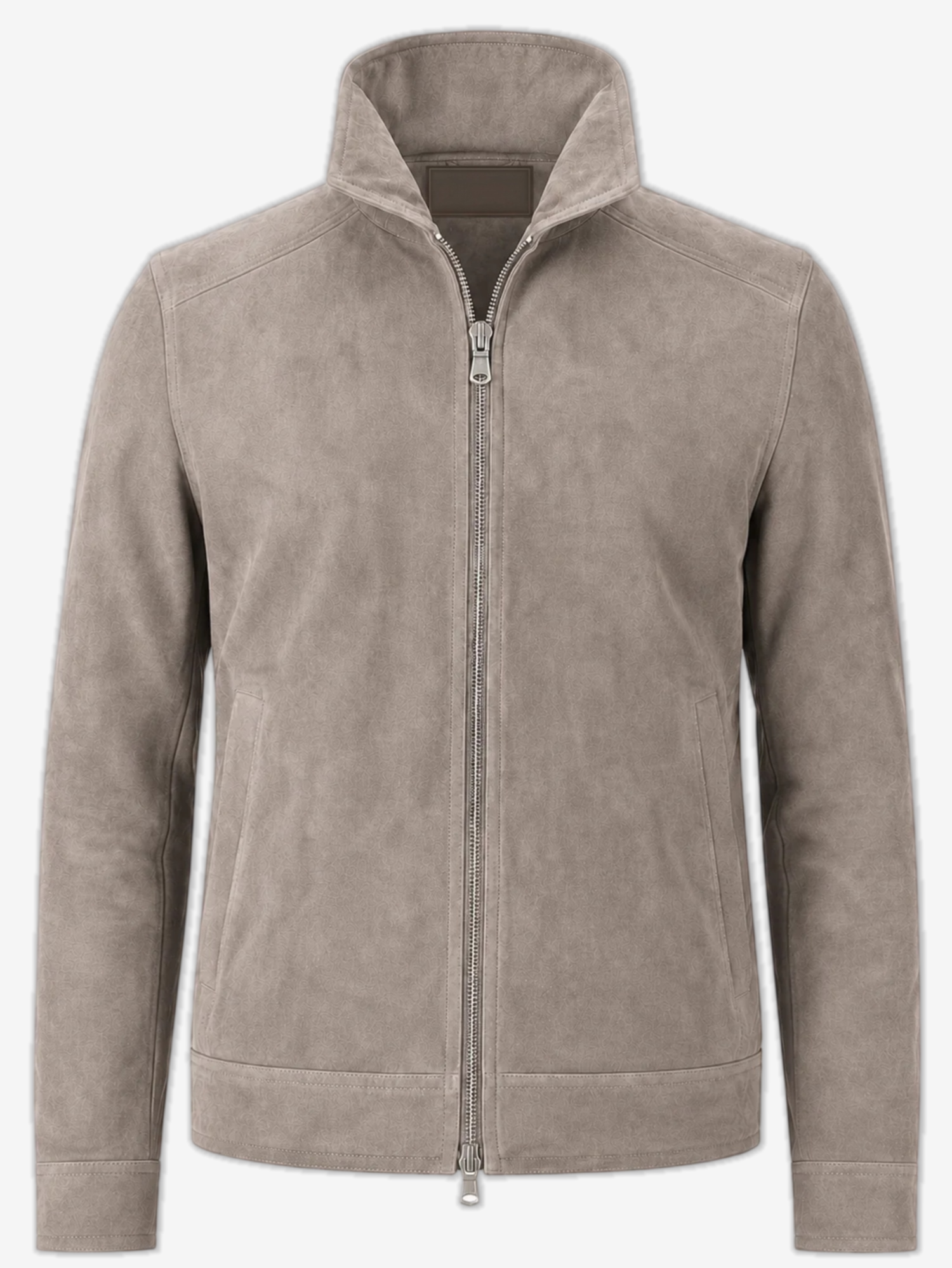 Alcantara Suede Stand Collar Jackets