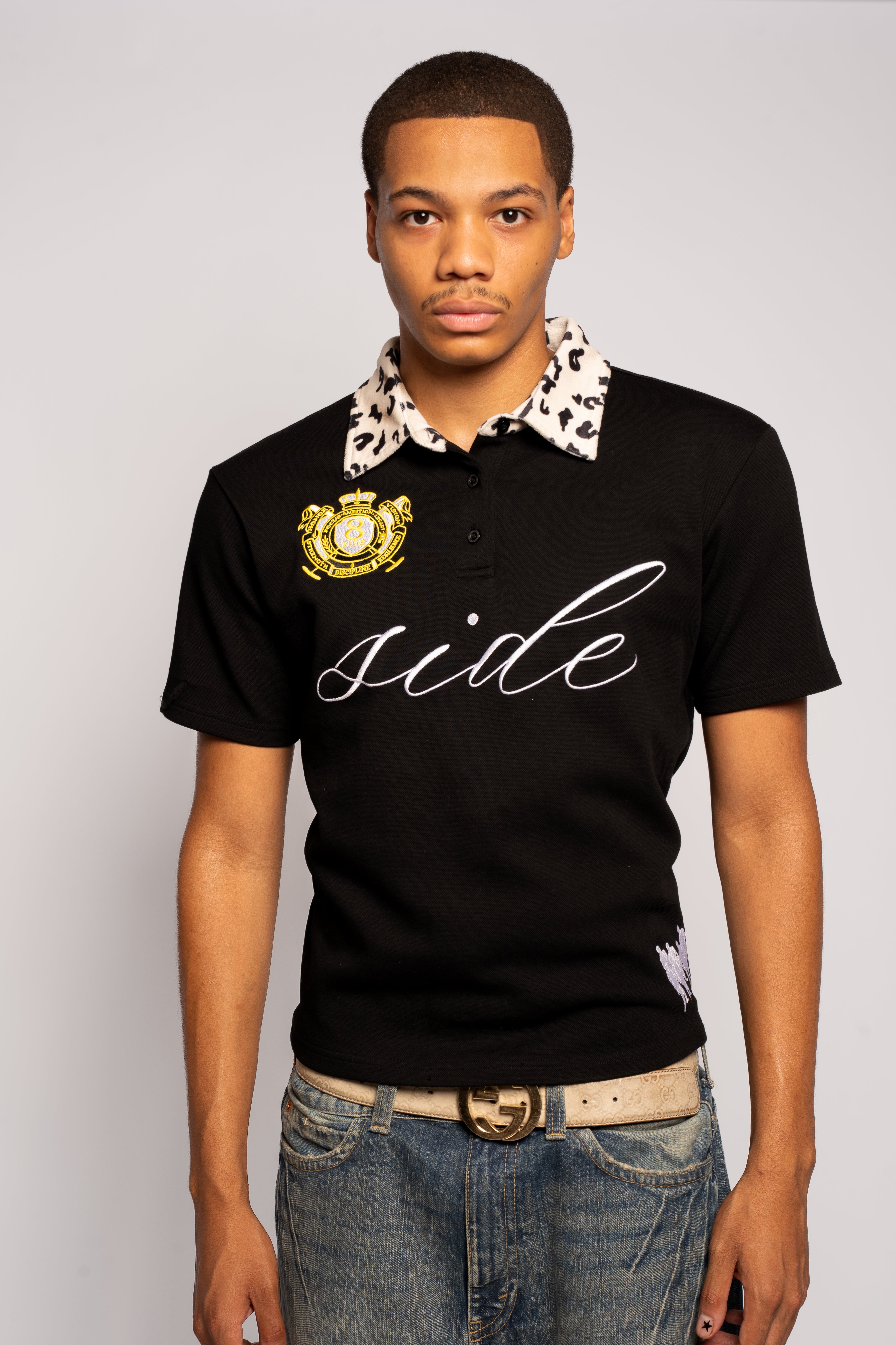 Outlaw Embroidered Polo Shirt