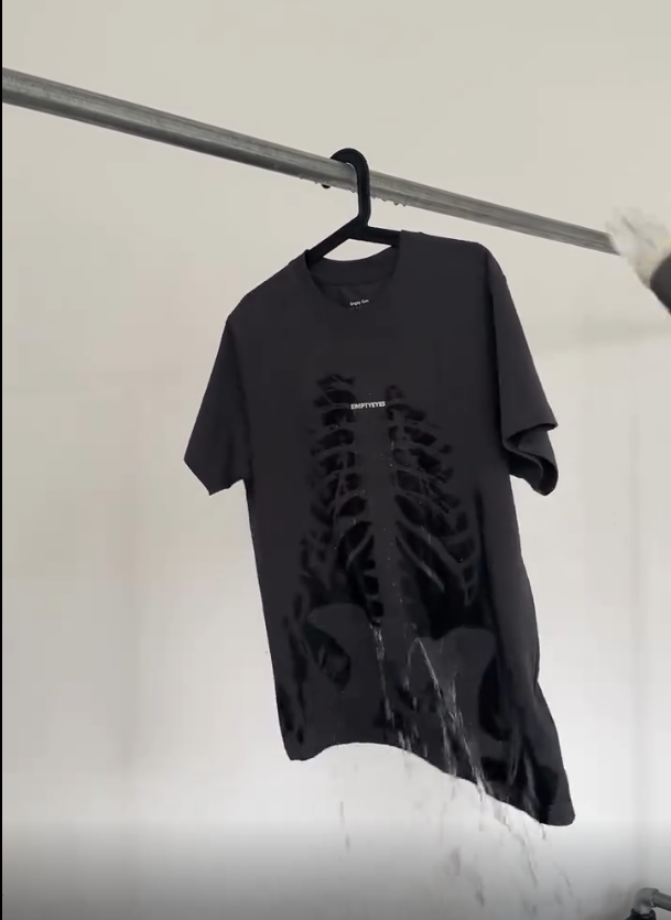 Water-Reactive Skeleton T-shirt