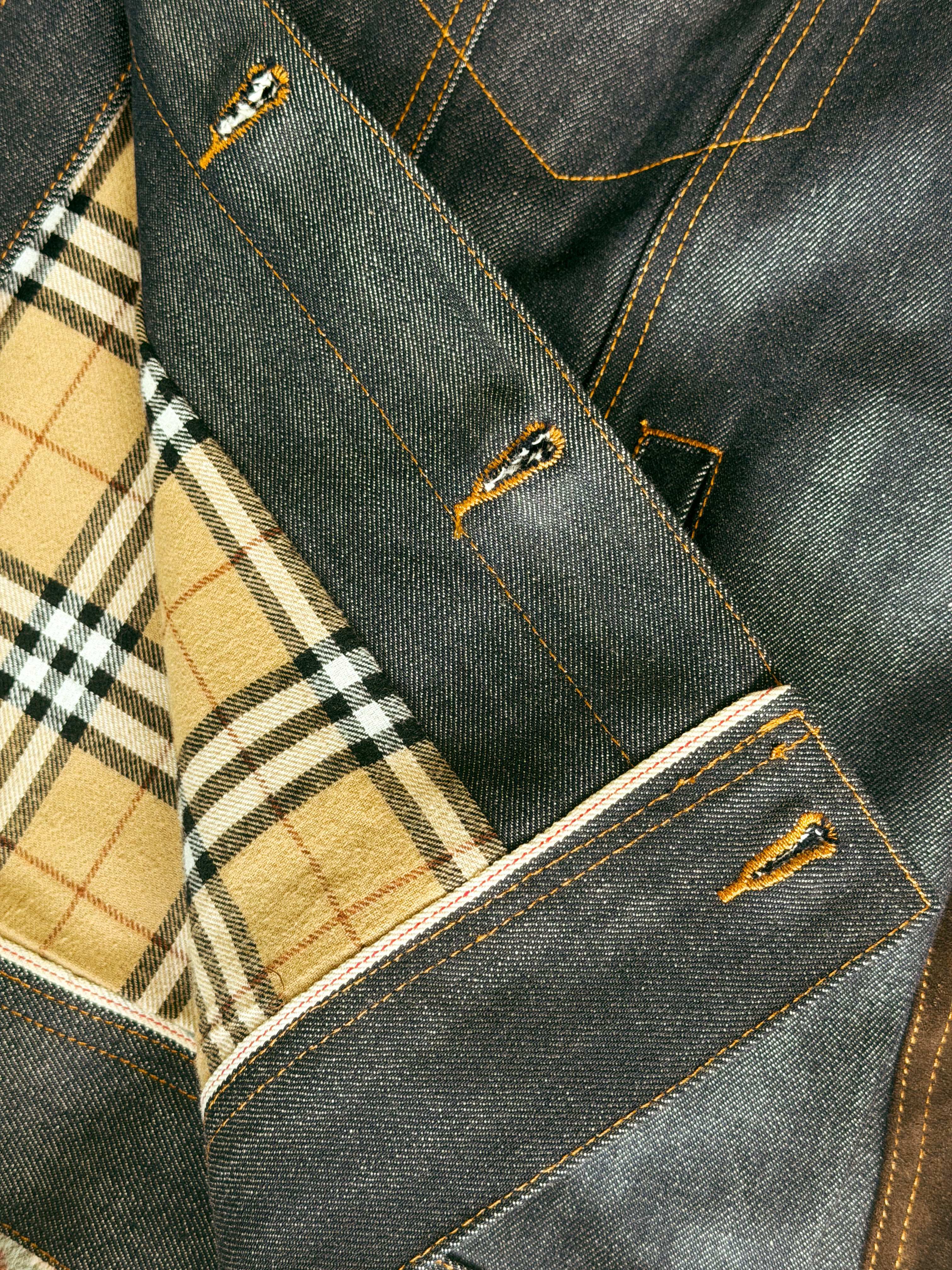 Selvedge Denim & Suede Jacket