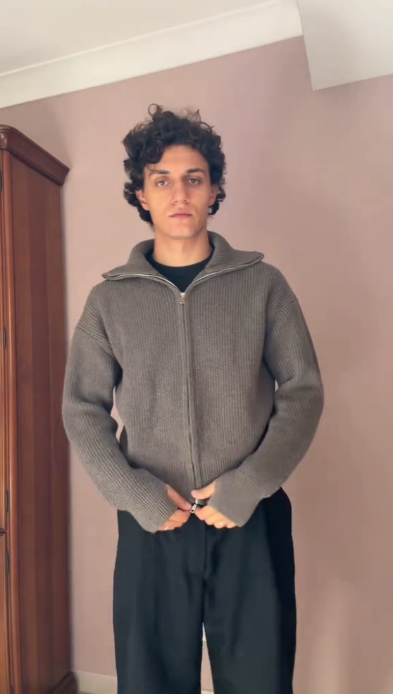 The Essential Ribbed Zip-Up Sweater