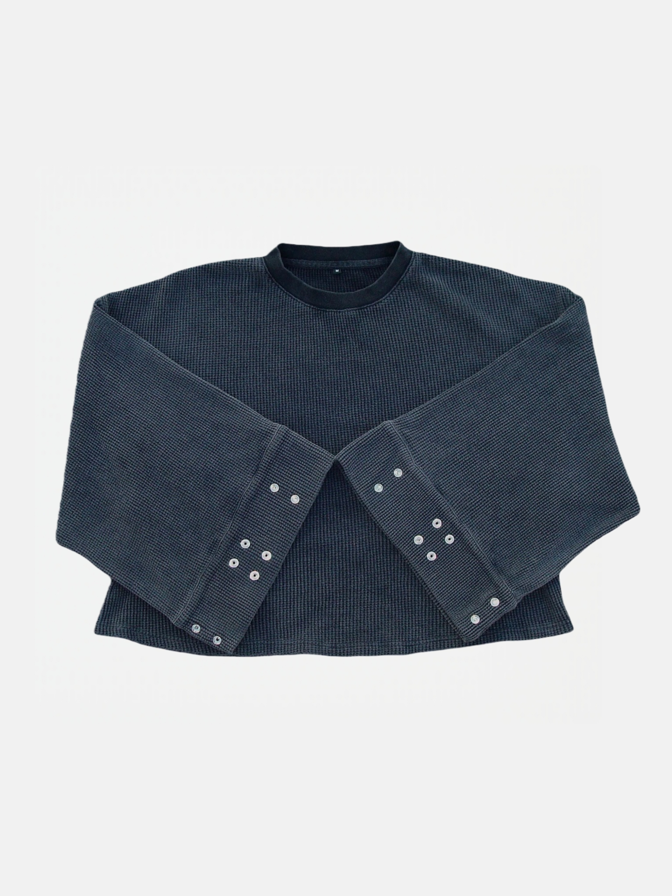 WIDE-CUFF WAFFLE LONG SLEEVE