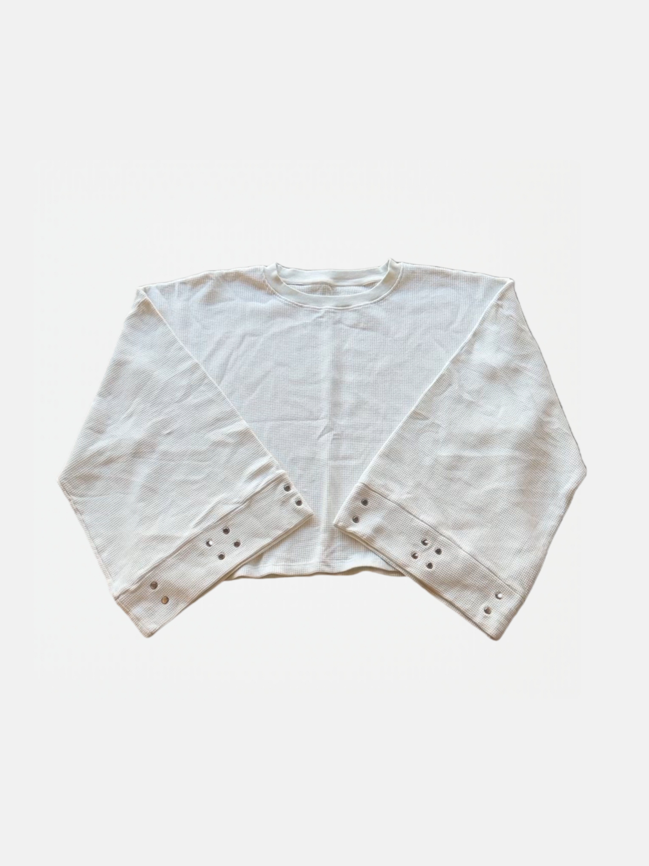 WIDE-CUFF WAFFLE LONG SLEEVE