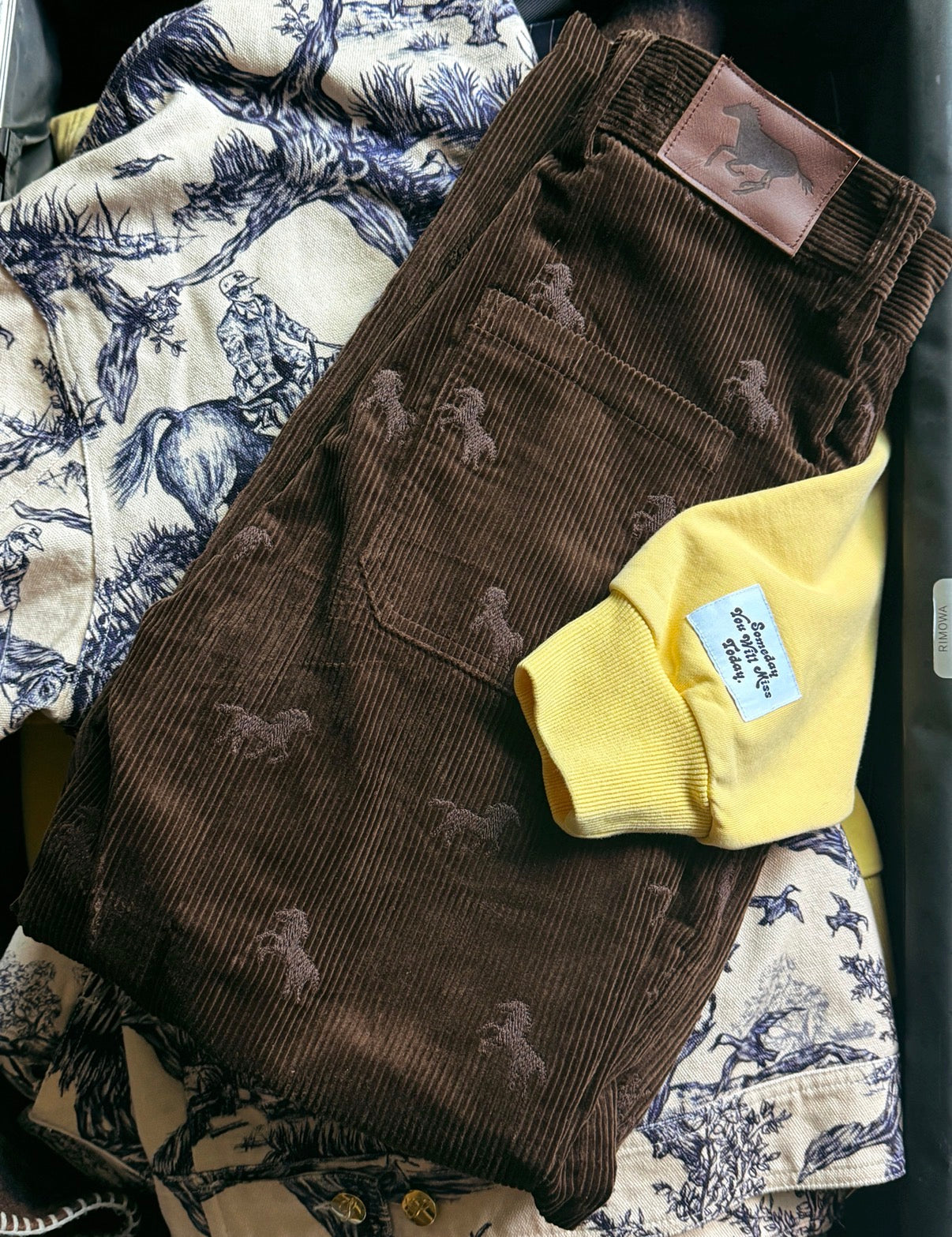 Horse Corduroy Pants