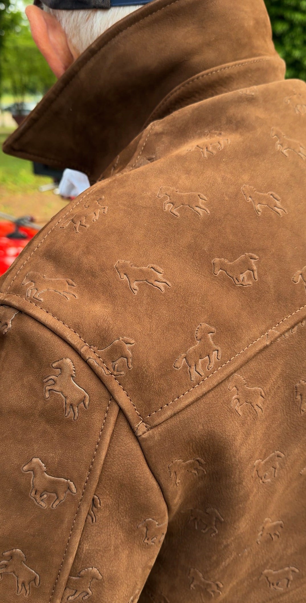 Suede Leather Horse Jacket