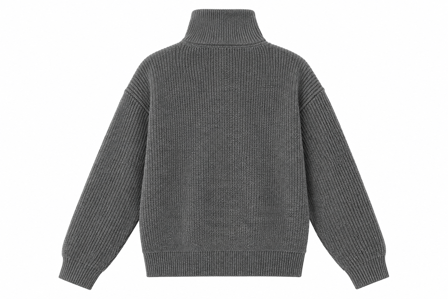 The Essential Ribbed Zip-Up Sweater