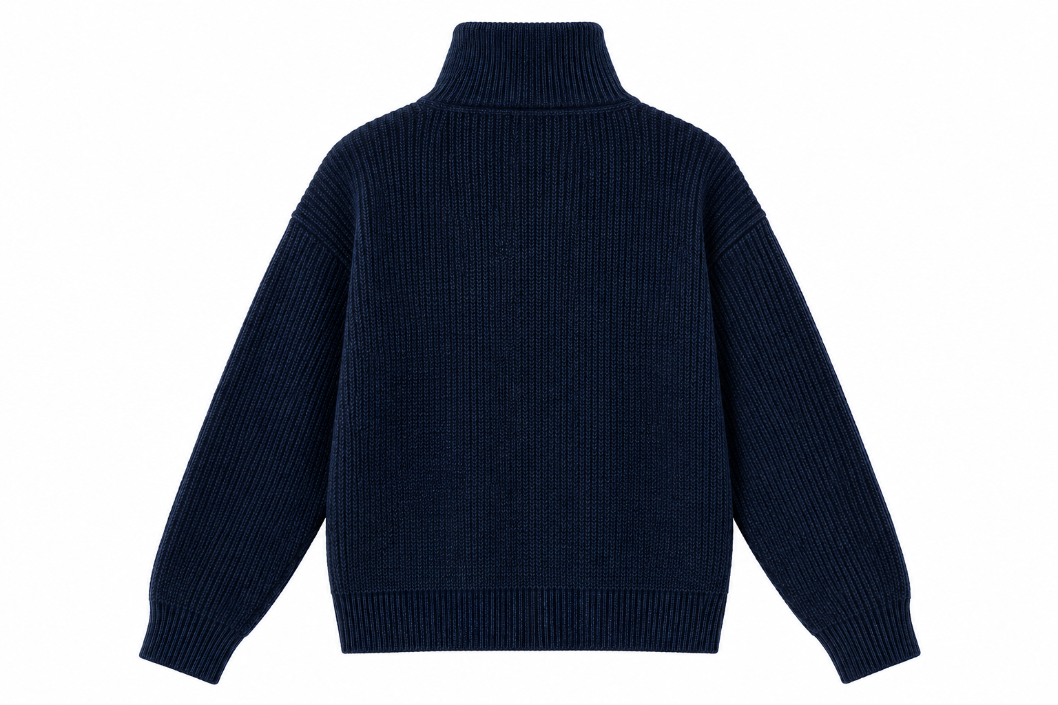 The Essential Ribbed Zip-Up Sweater