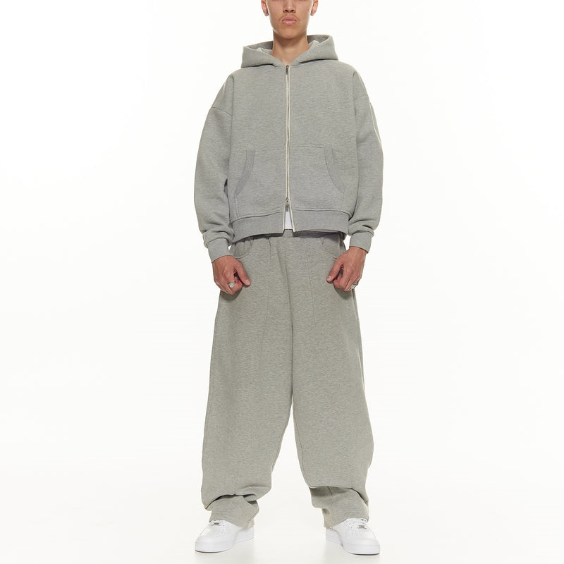 MONOCHROME COZY ZIP UP