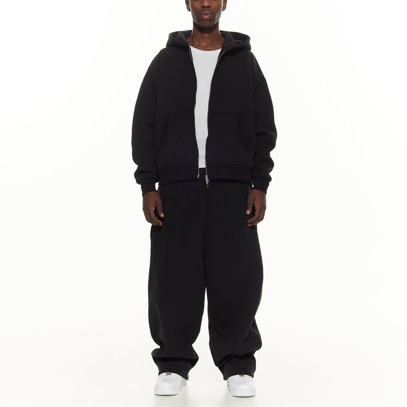 MONOCHROME COZY ZIP UP