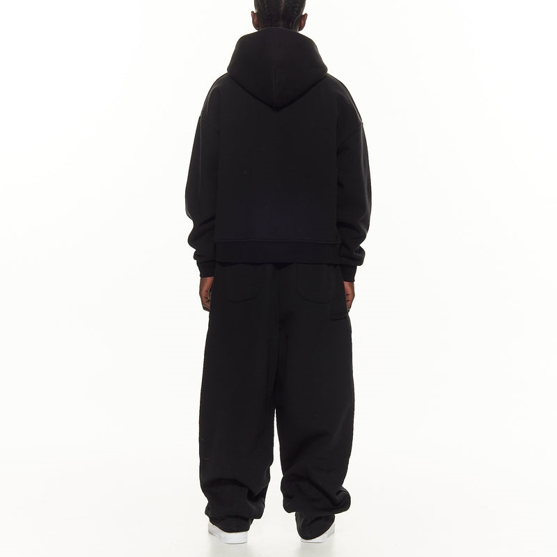 MONOCHROME COZY ZIP UP