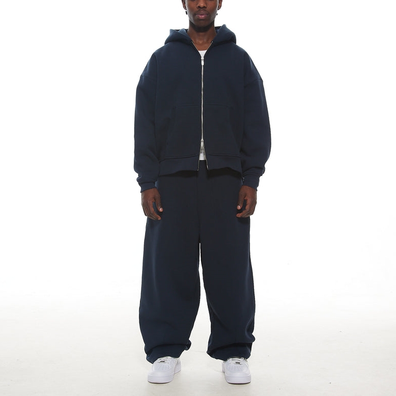 MONOCHROME COZY ZIP UP