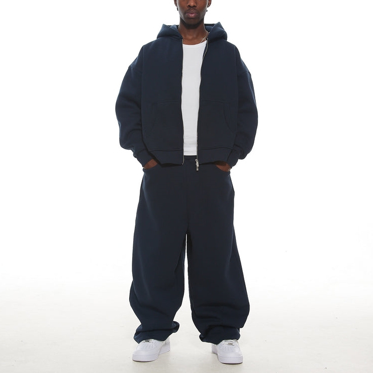 MONOCHROME COZY ZIP UP