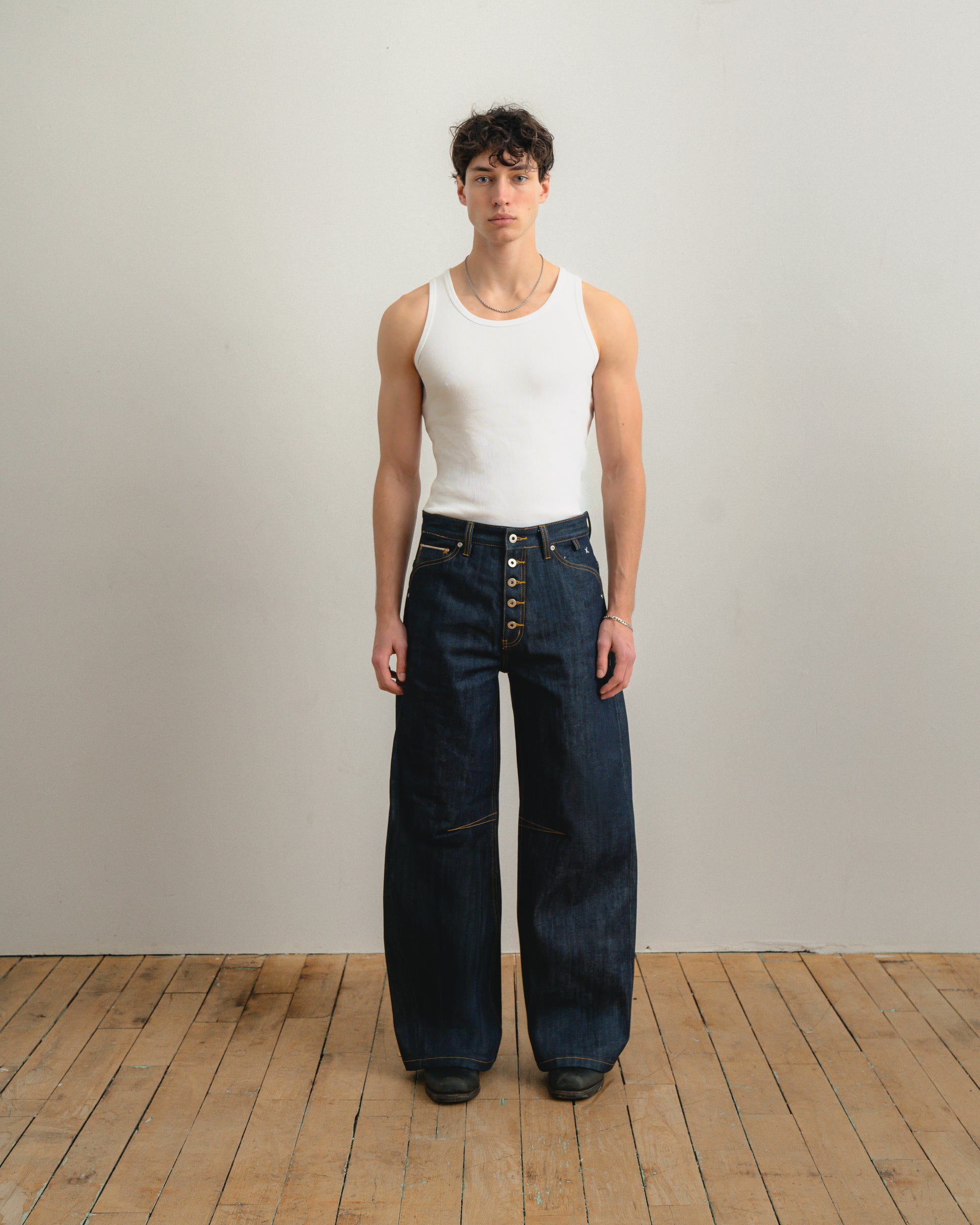 14.5 OZ WARP SELVEDGE DENIM