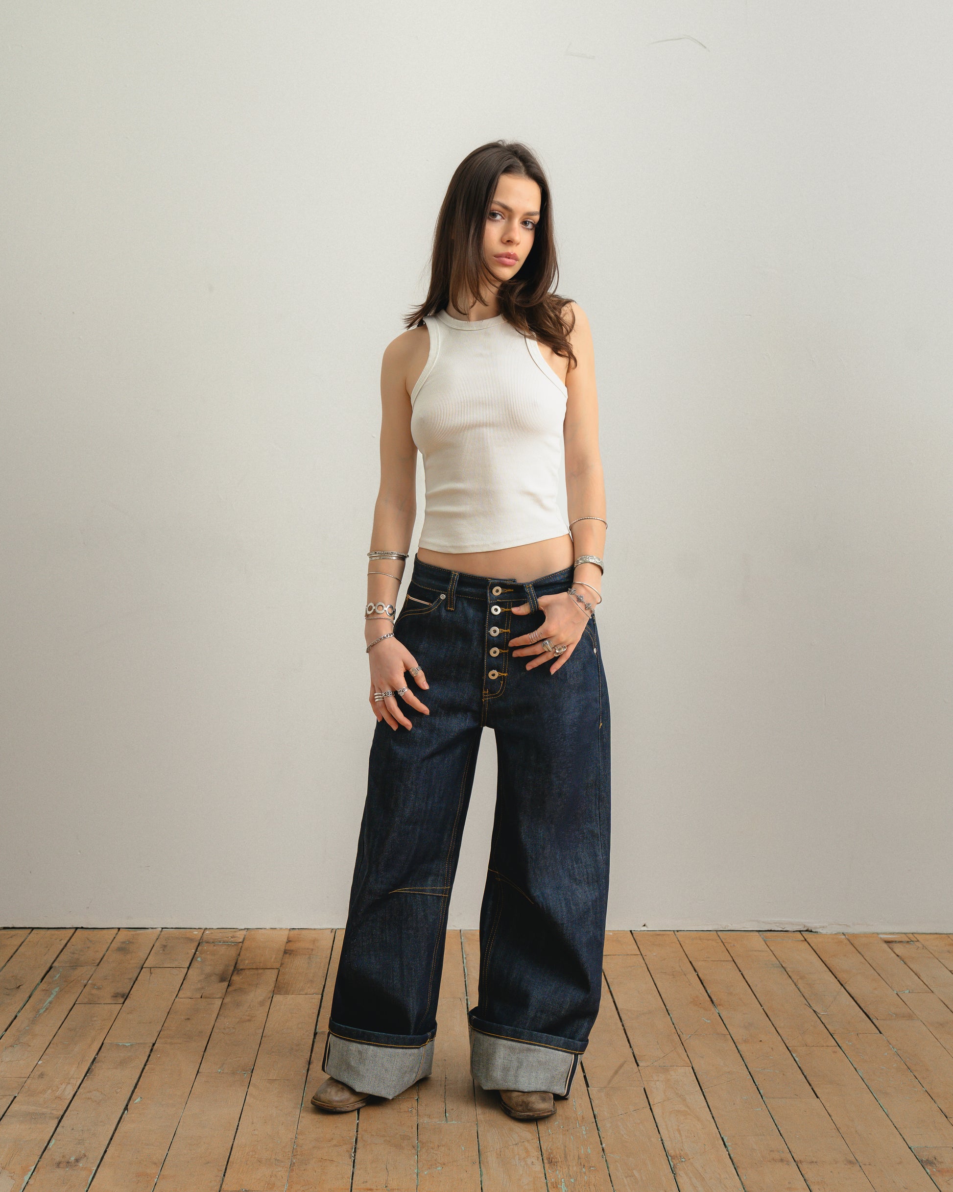 14.5 OZ WARP SELVEDGE DENIM