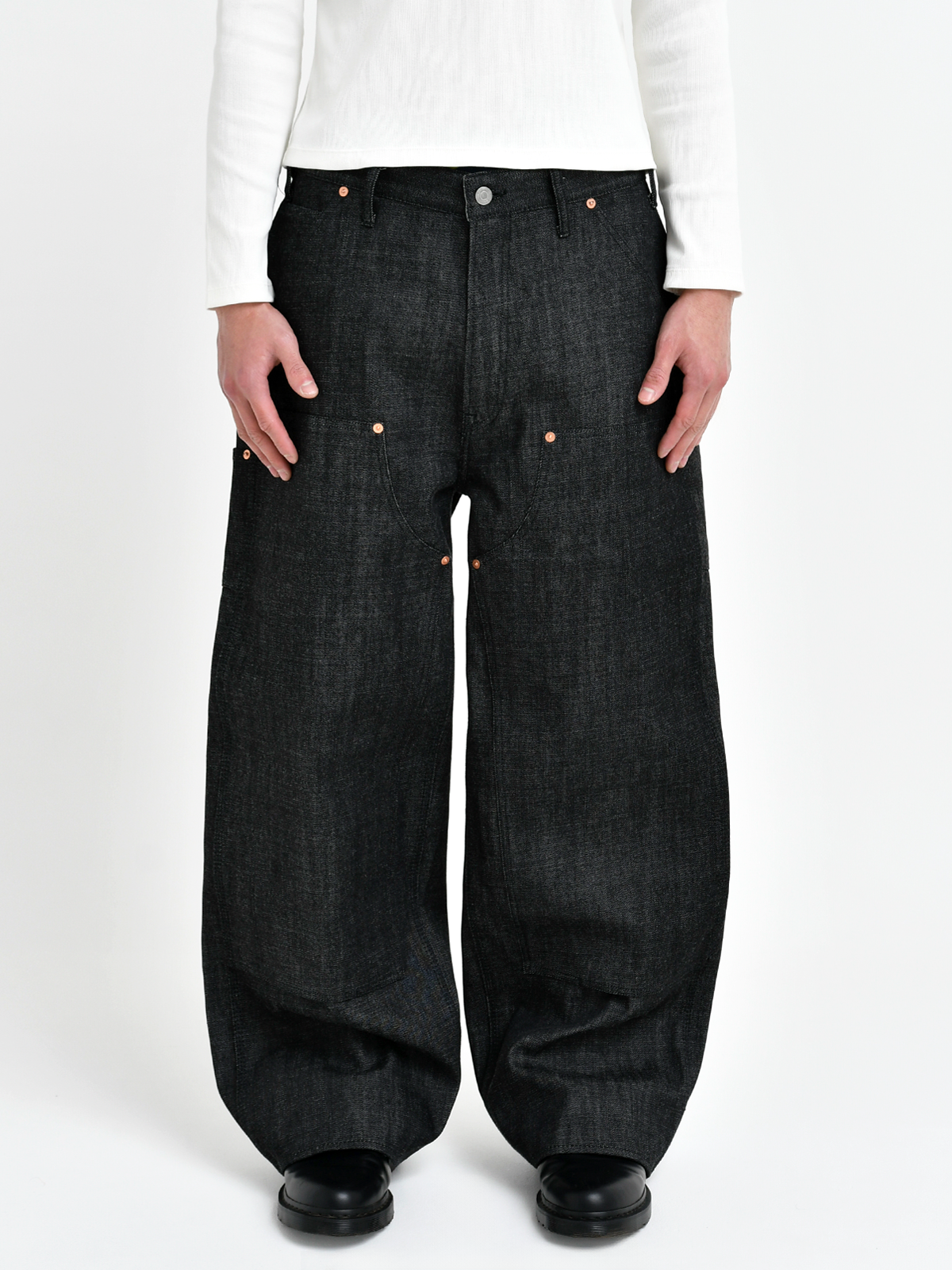 TOKYO DOUBLE KNEE DENIM TROUSERS