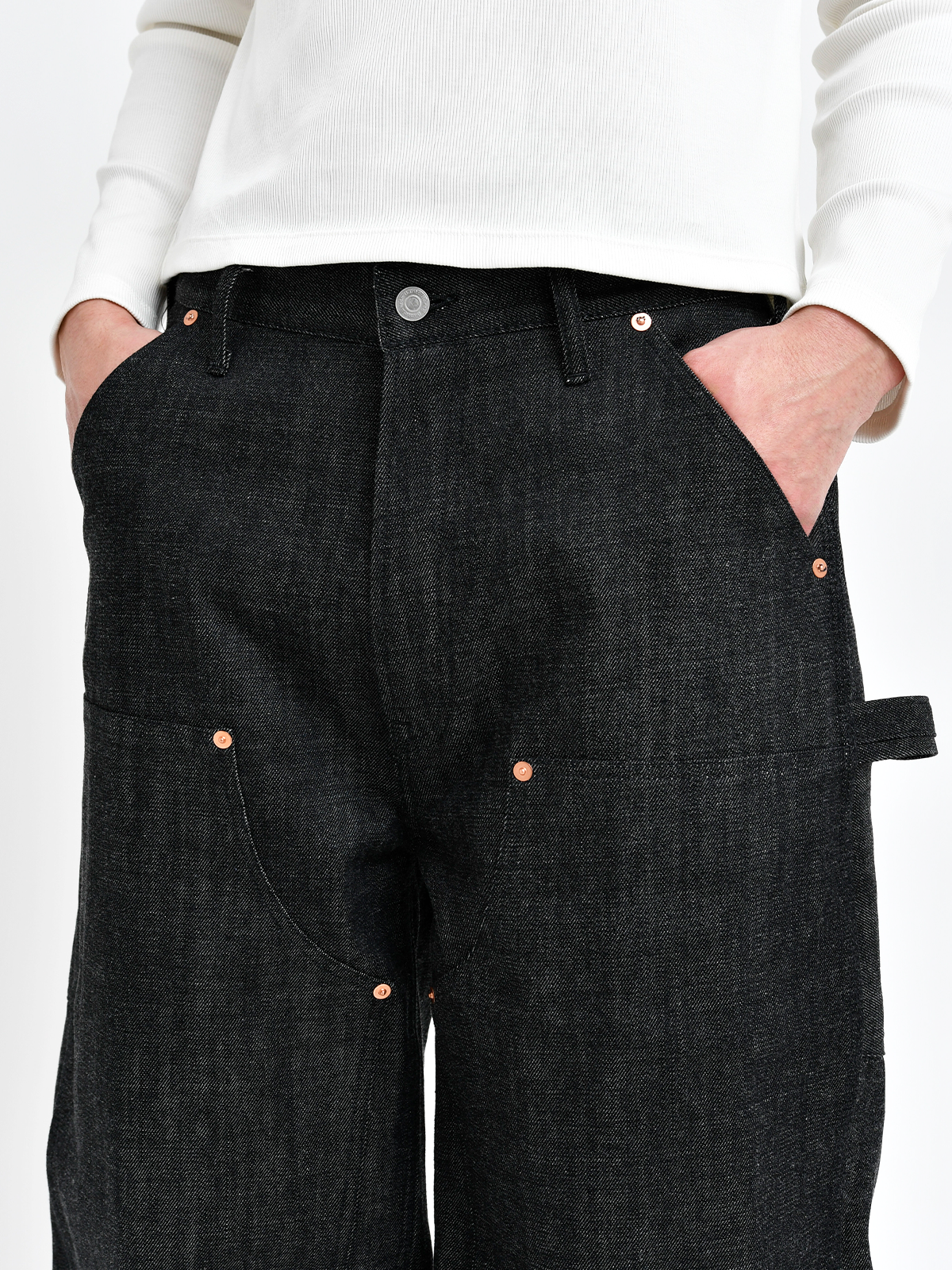TOKYO DOUBLE KNEE DENIM TROUSERS