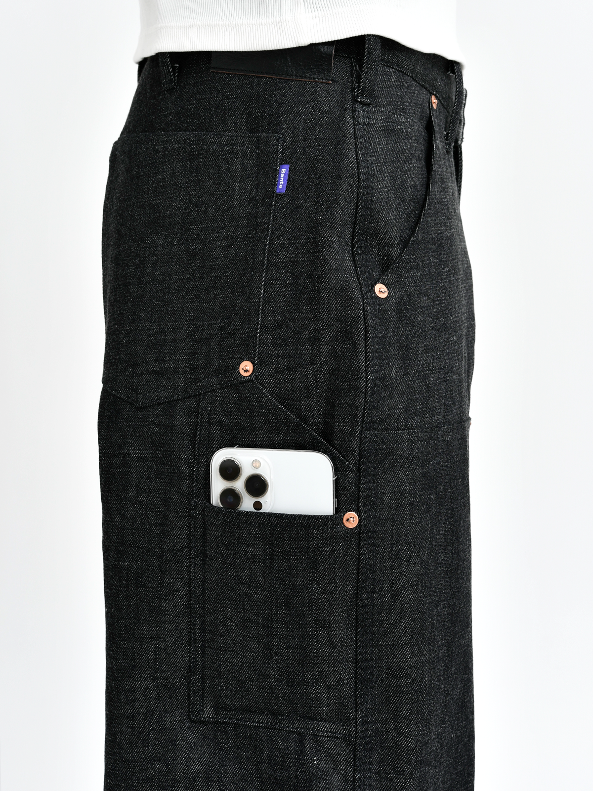 TOKYO DOUBLE KNEE DENIM TROUSERS