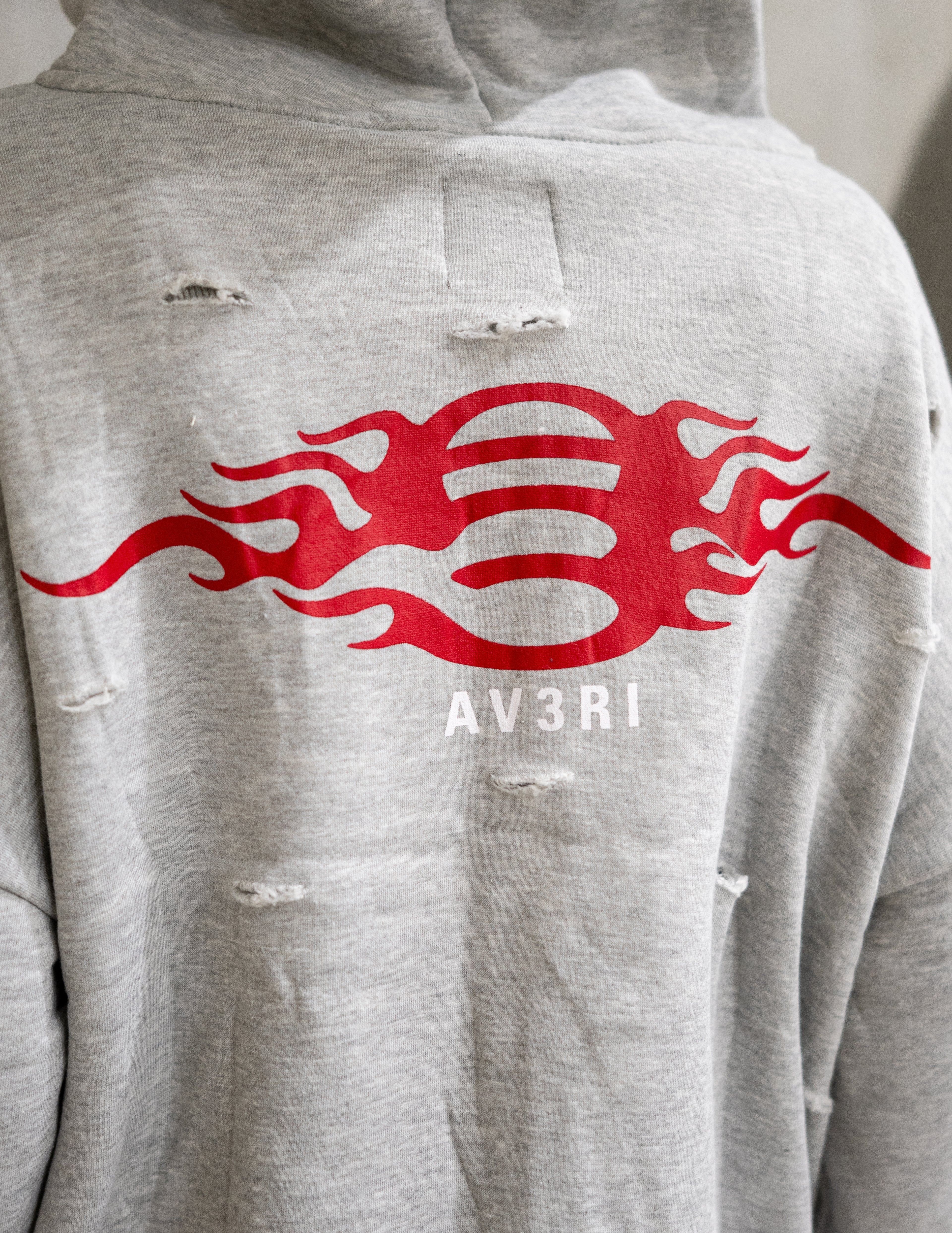 FLAME LOGO ZIP HOODIE & PANTS SET