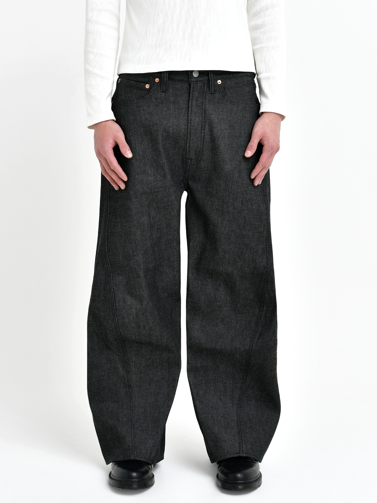 JAPANESE 3D WIDE-LEG JEANS