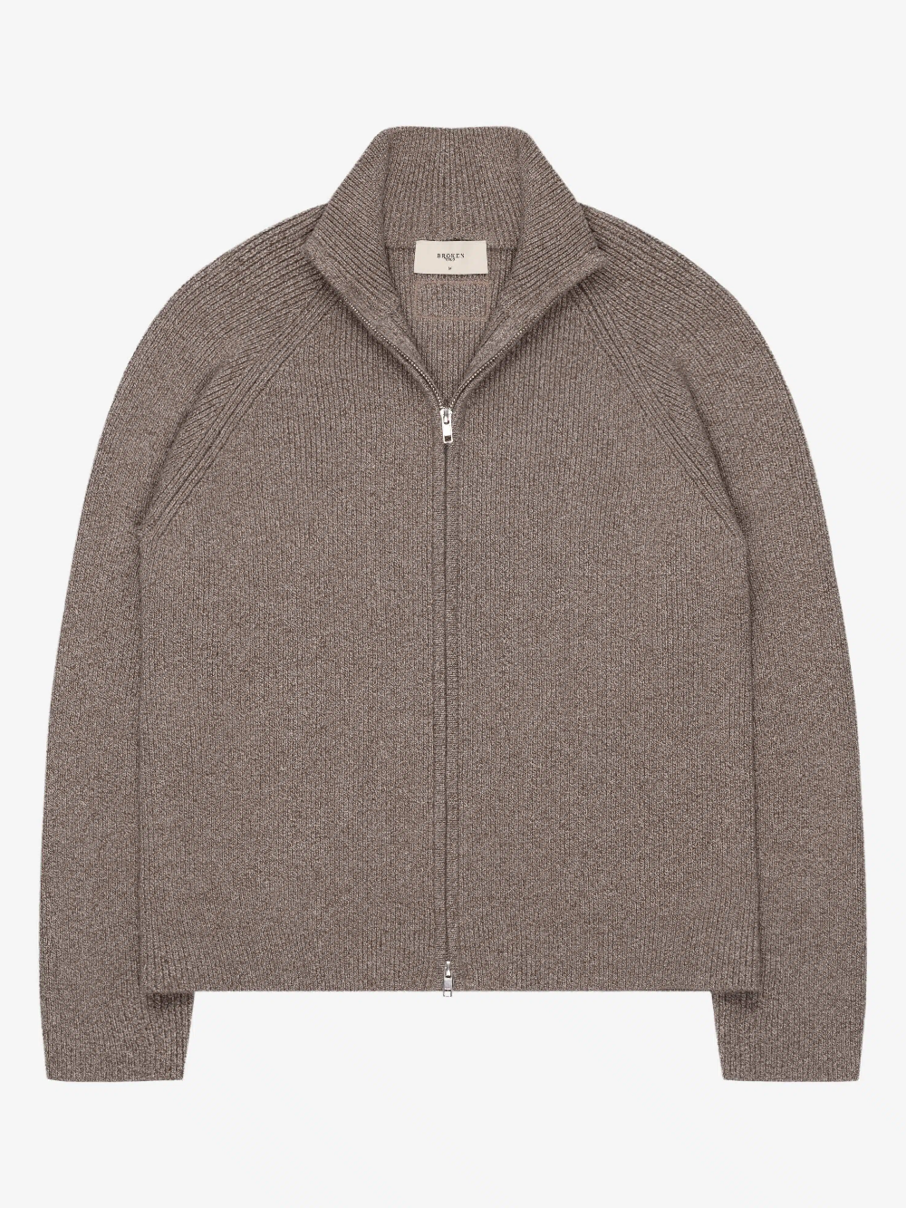 MERINO ZIP CARDIGAN
