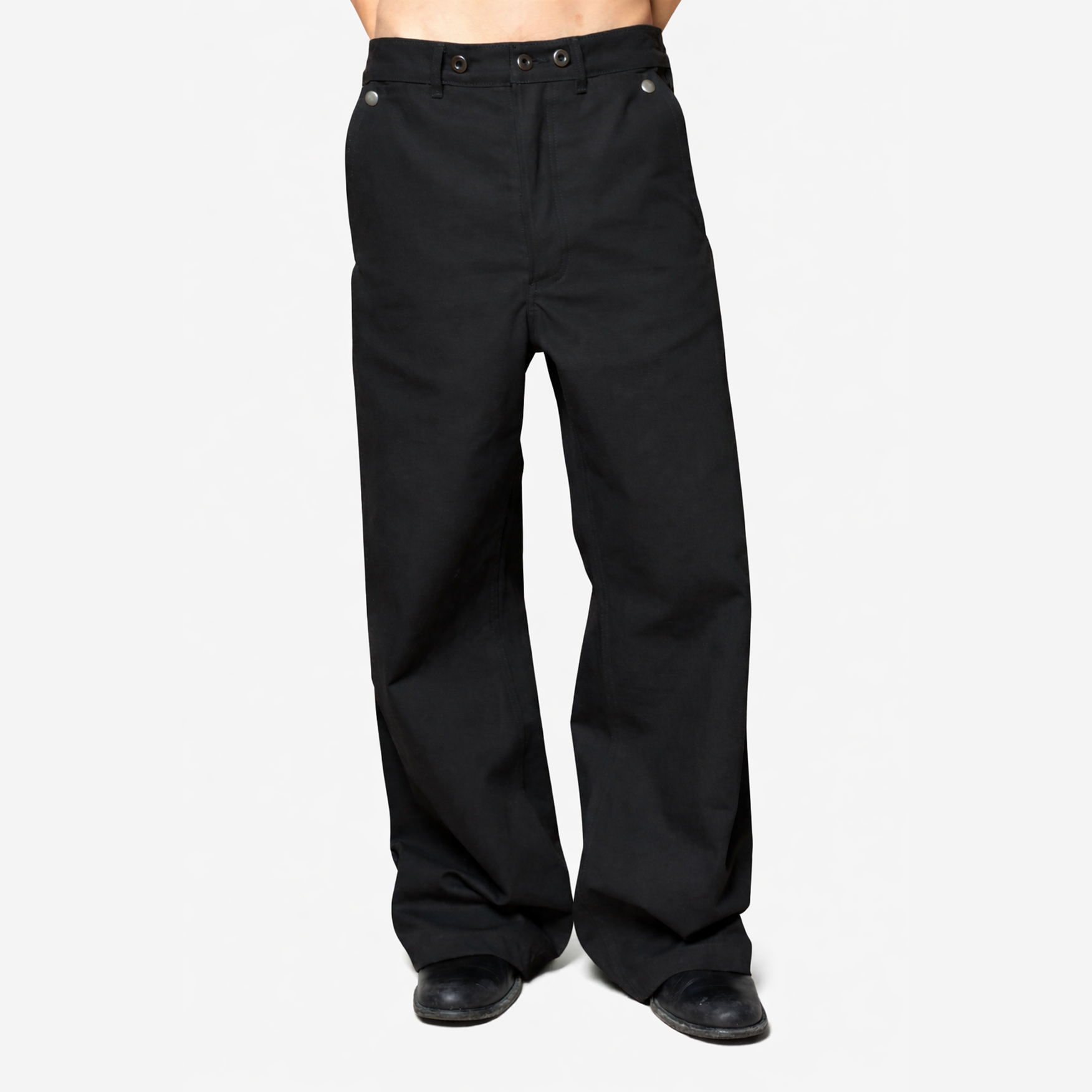 DUAL-SILHOUETTE WIDE-LEG TROUSERS