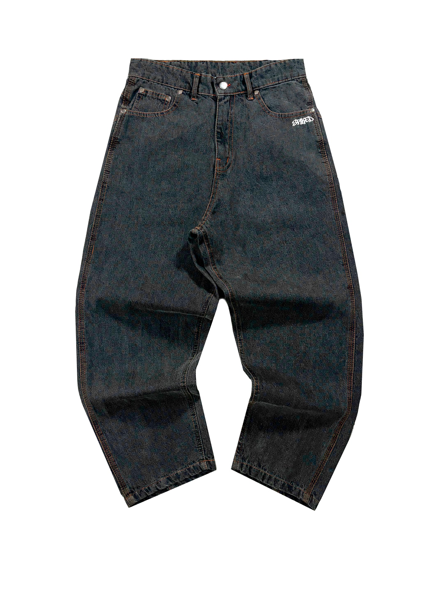 TRAFFIC CONE EMBROIDERY JEANS