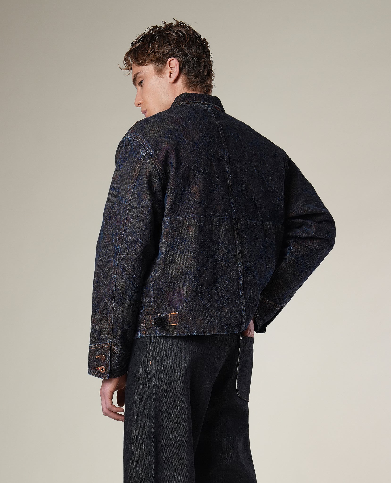 FLORAL DENIM JACKET
