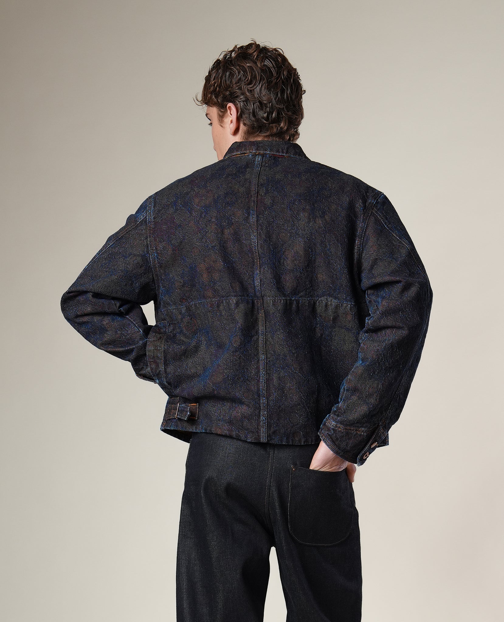 FLORAL DENIM JACKET