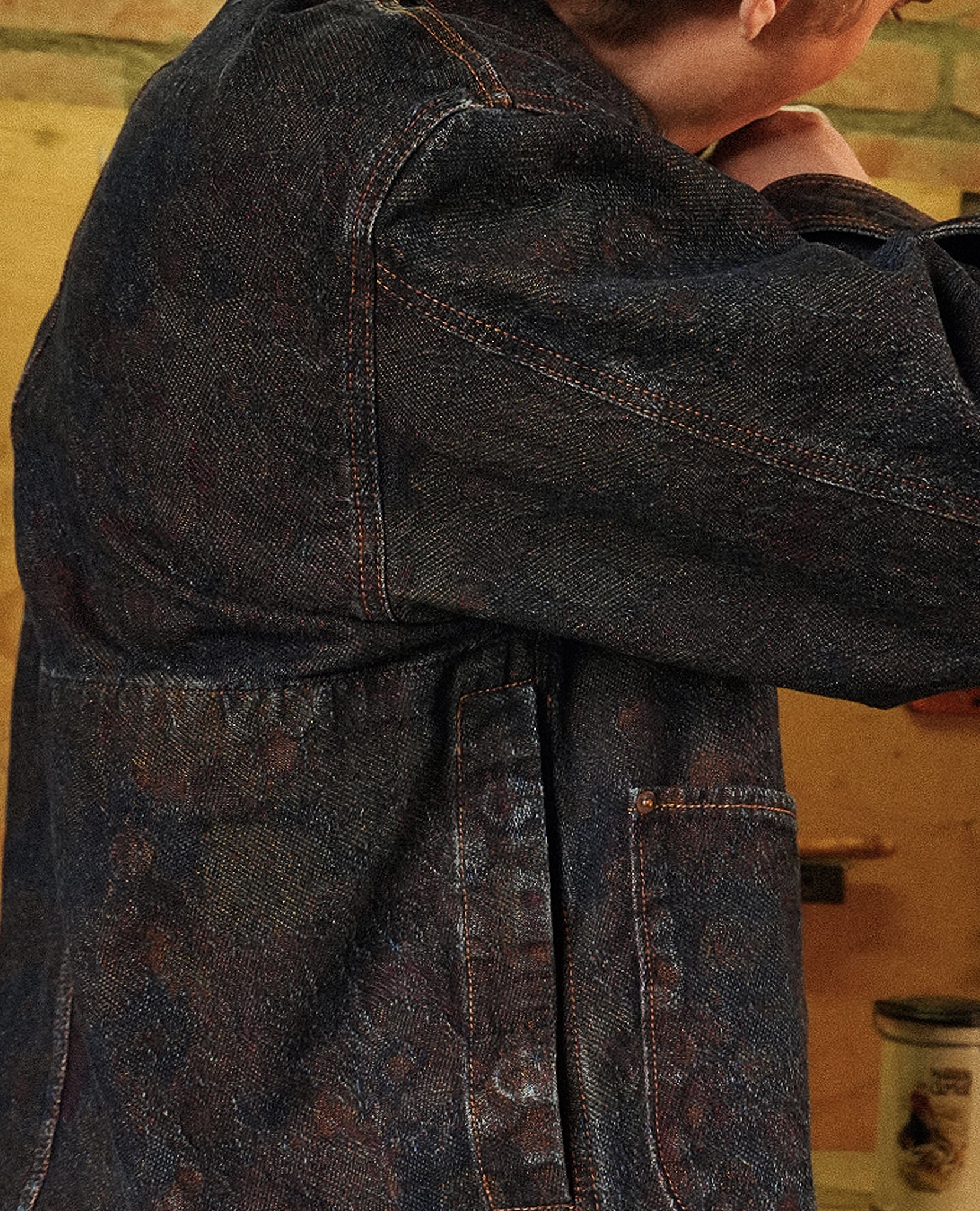 FLORAL DENIM JACKET