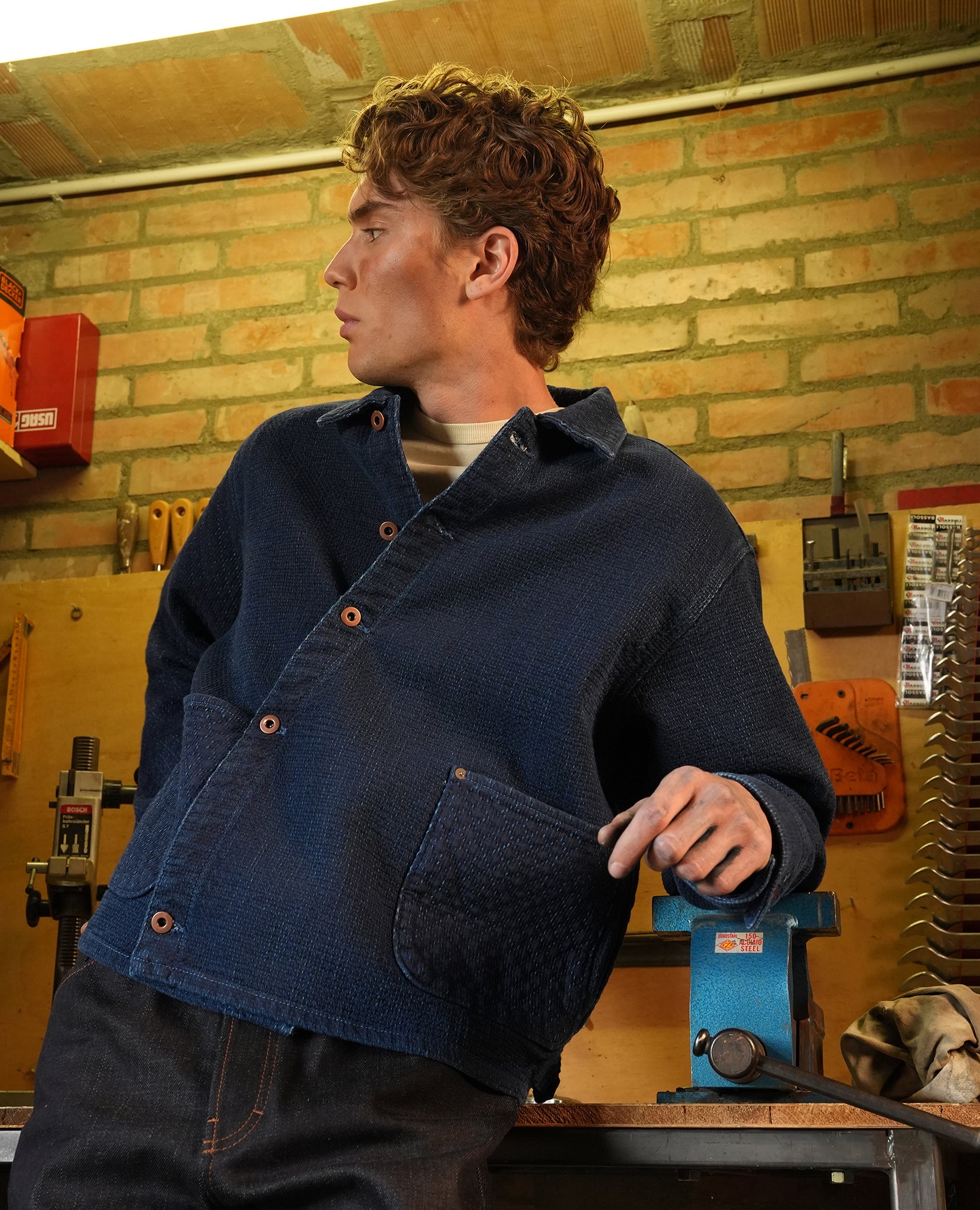 WASHED DENIM JACKET