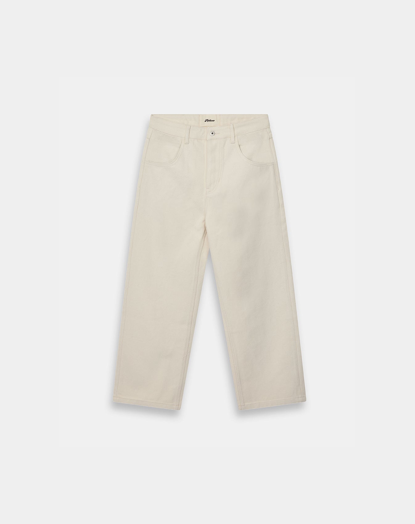 CREME DUCK CANVAS PANTS