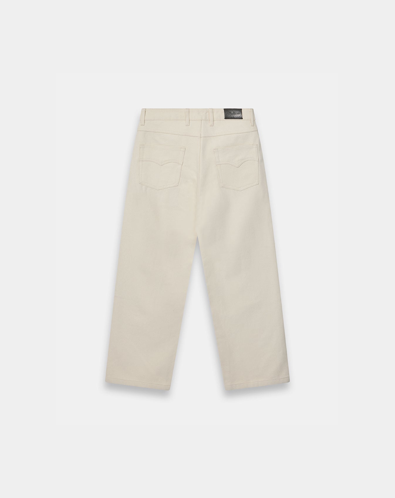 CREME DUCK CANVAS PANTS