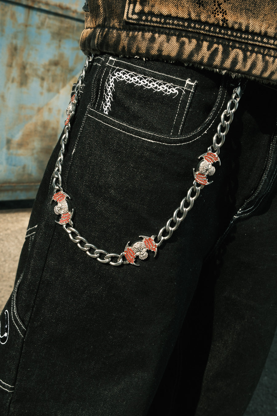 Raw Black Denim - Baggy Jeans