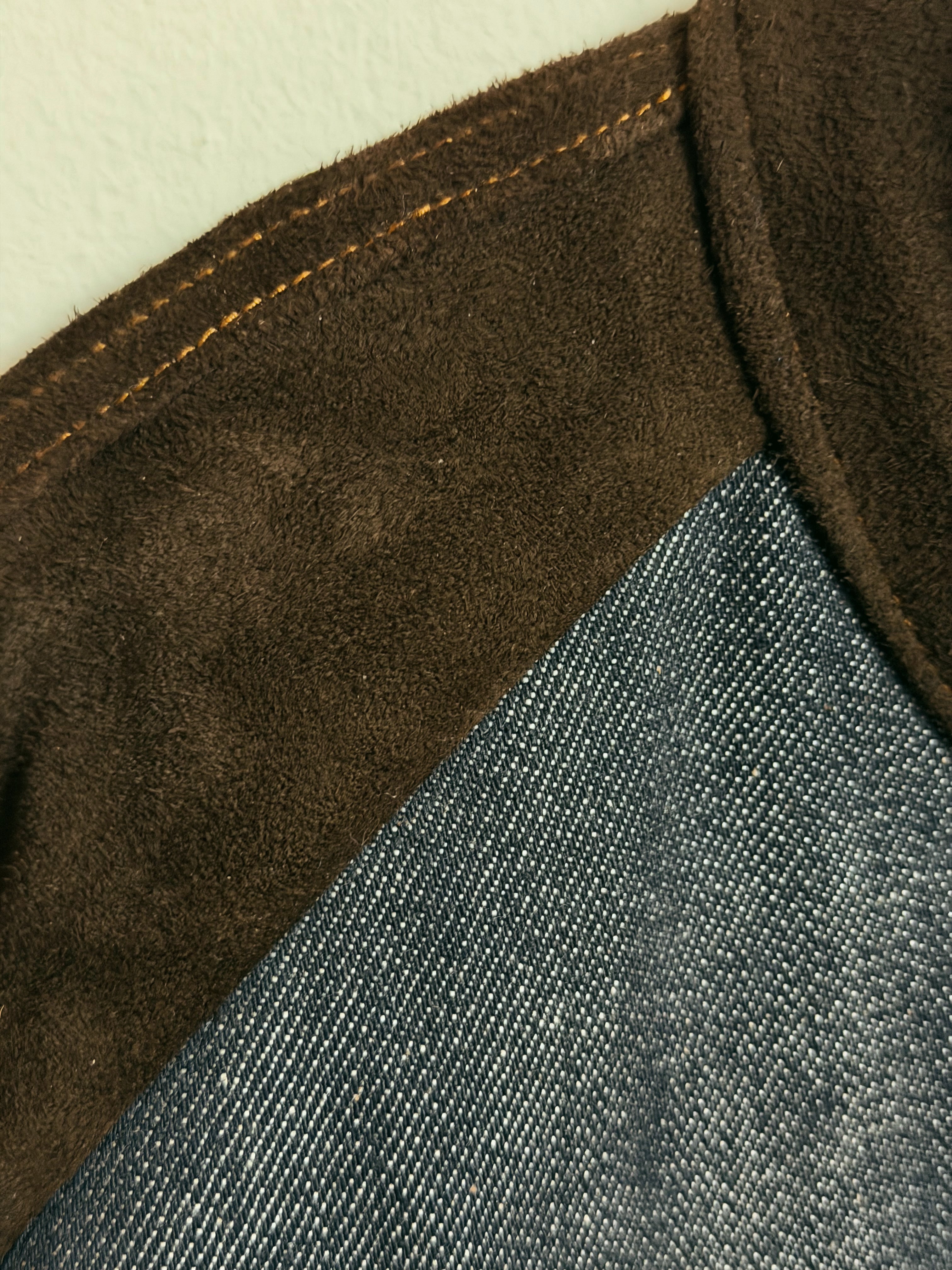 Selvedge Denim & Suede Jacket