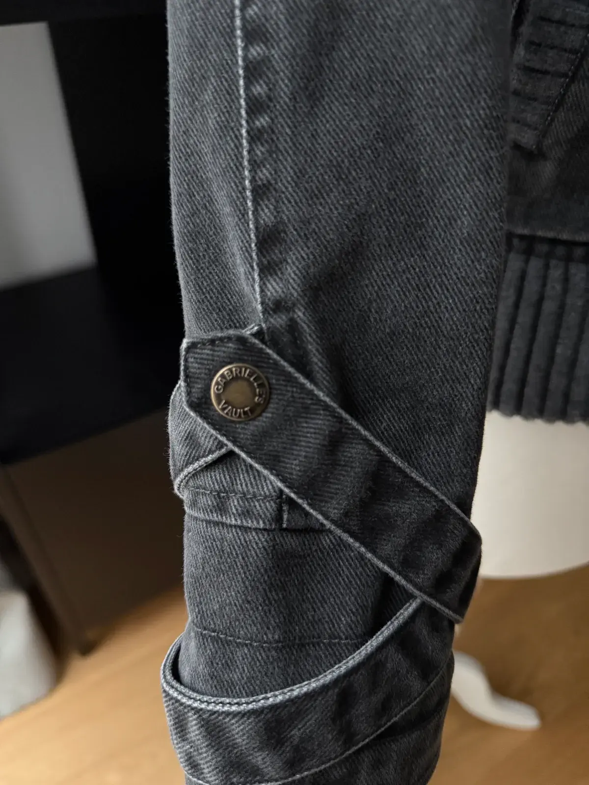 2000S RIBBED COLLAR CARGO JACKET