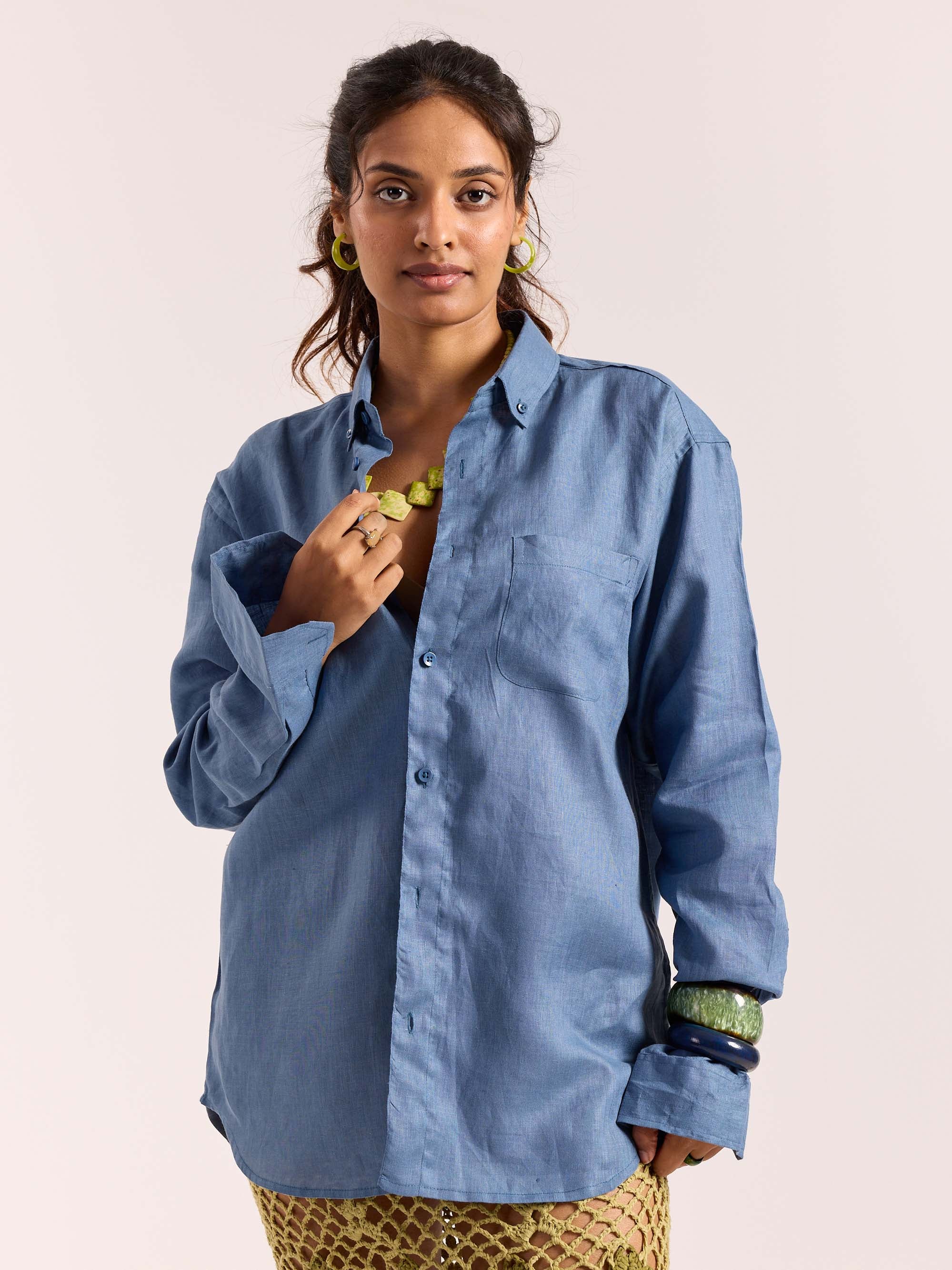 60s Lea Linen Shirt