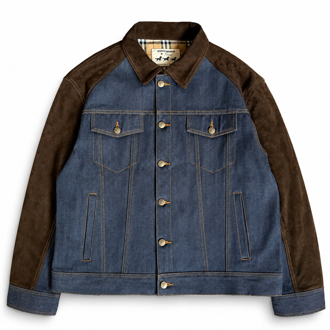 Selvedge Denim & Suede Jacket