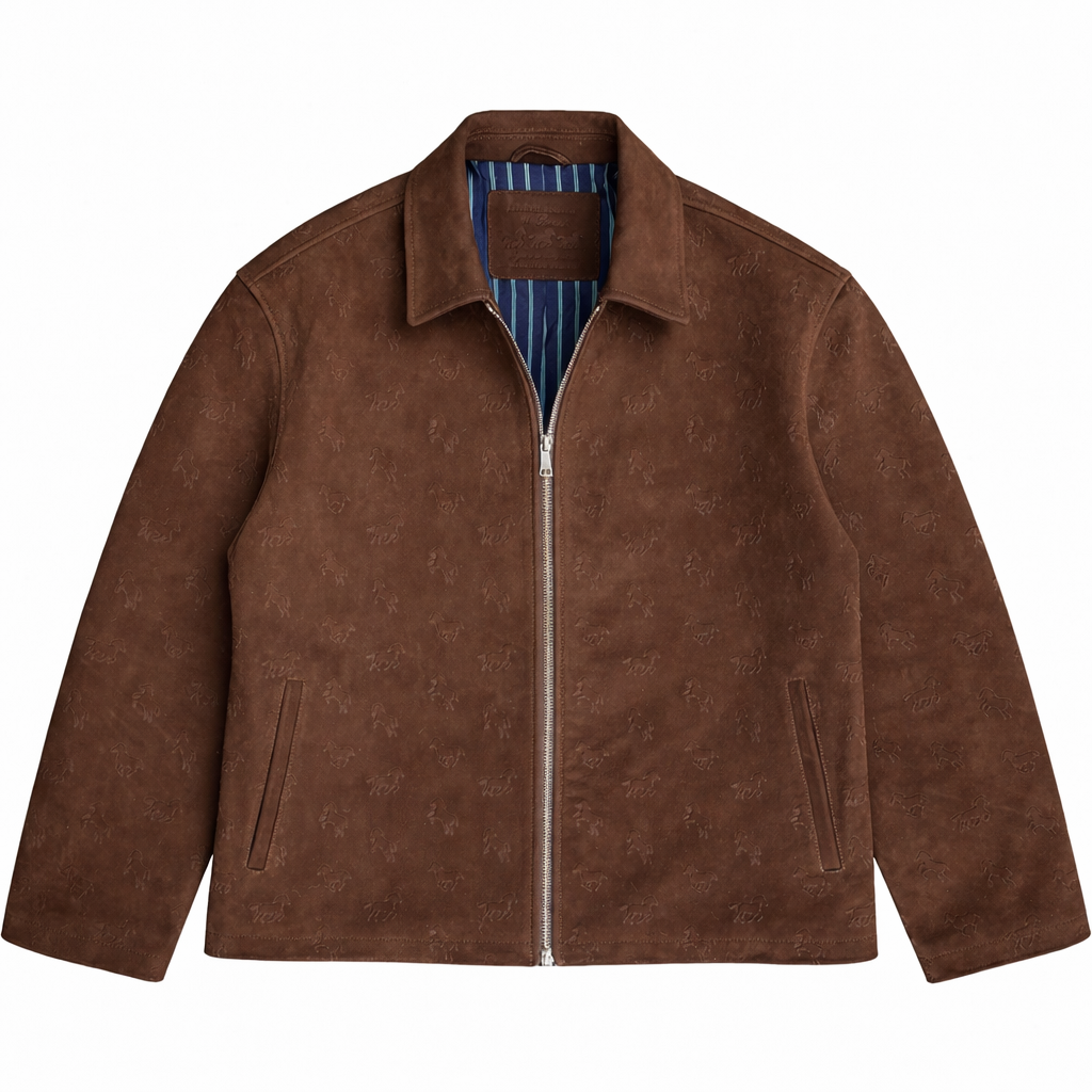 Suede Leather Horse Jacket