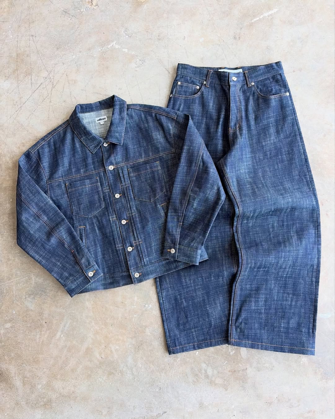 RAW INDIGO WORK DENIM JACKET