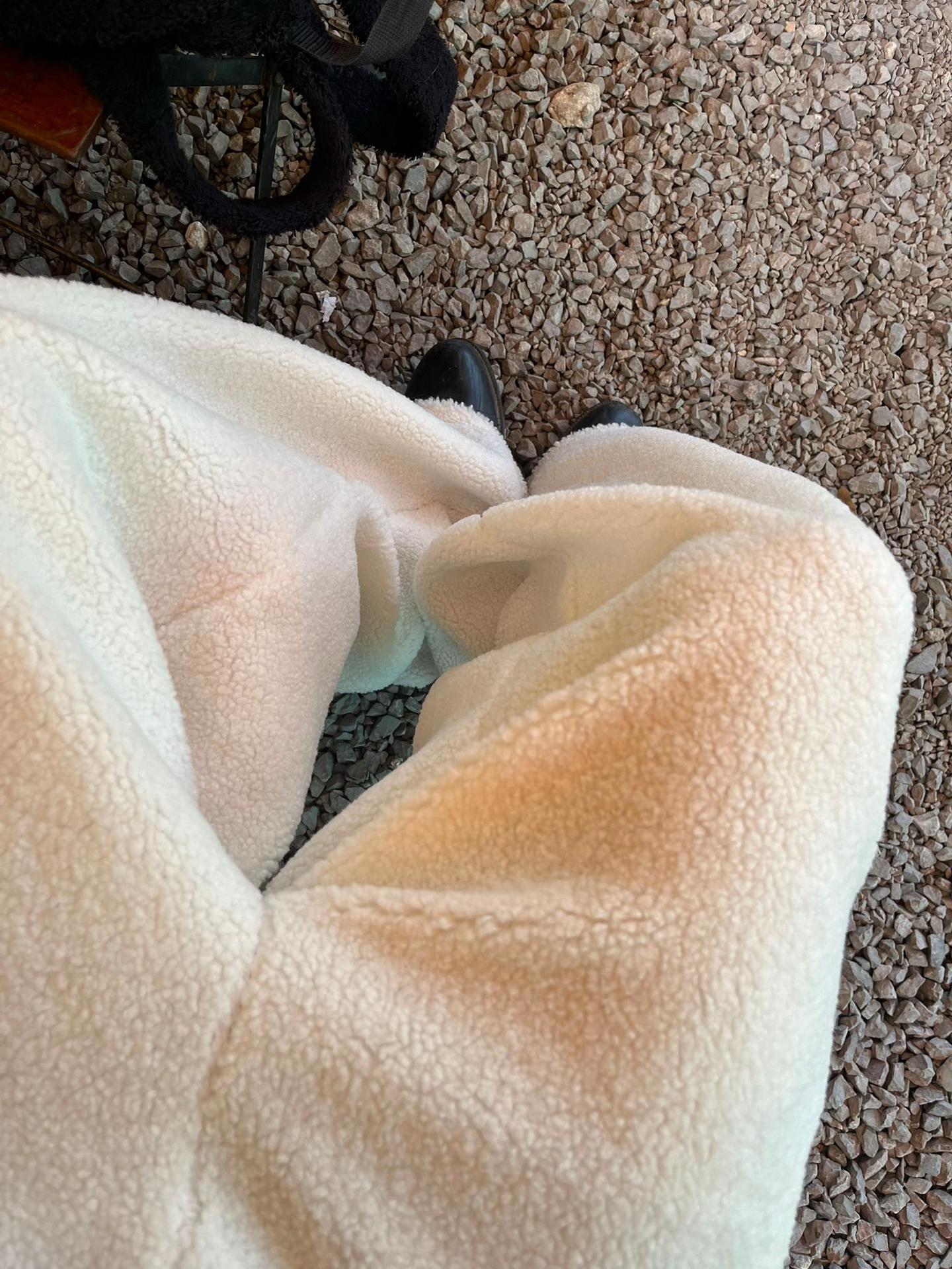 SHERPA FLEECE WIDE PANTS