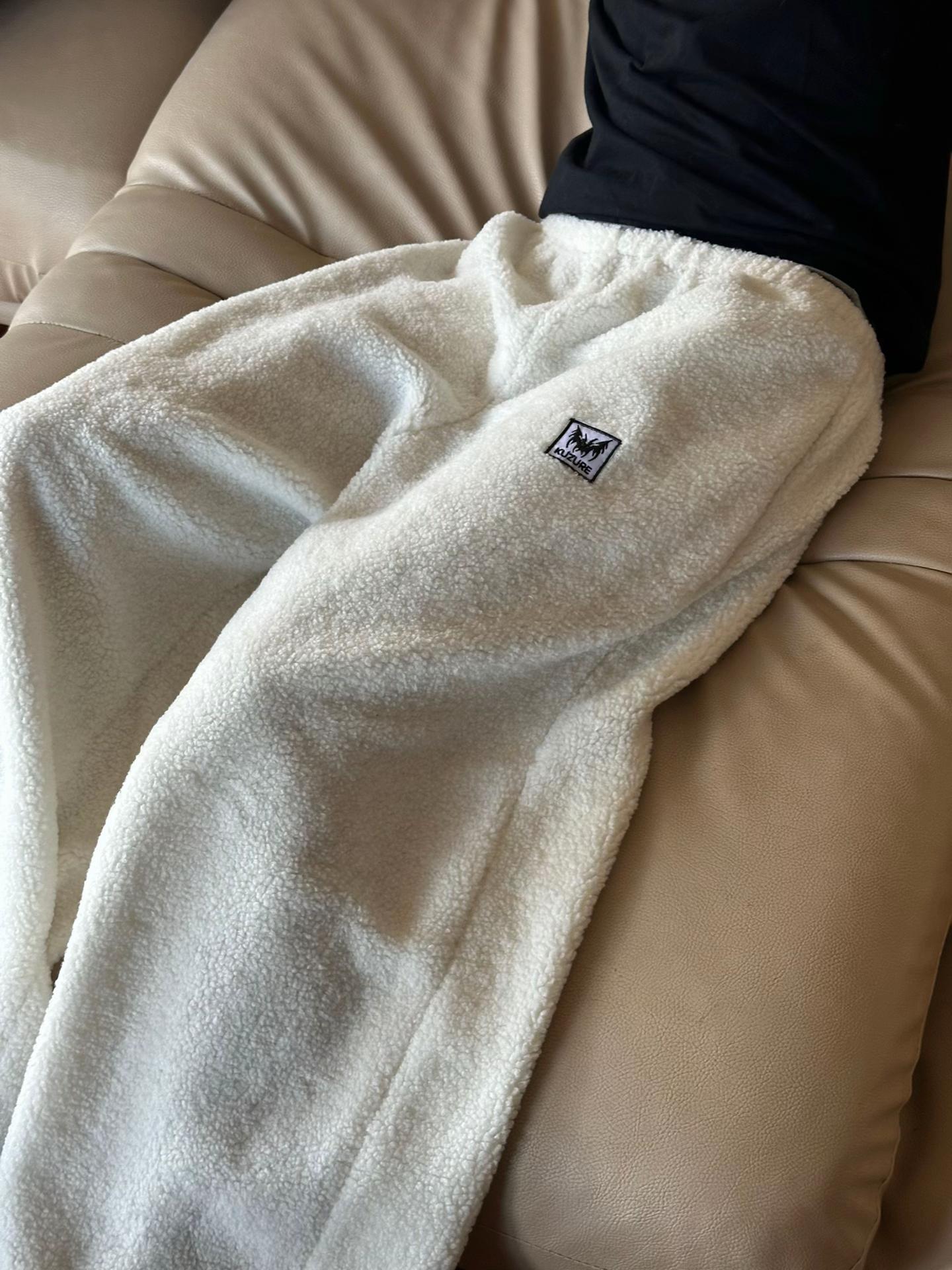 SHERPA FLEECE WIDE PANTS