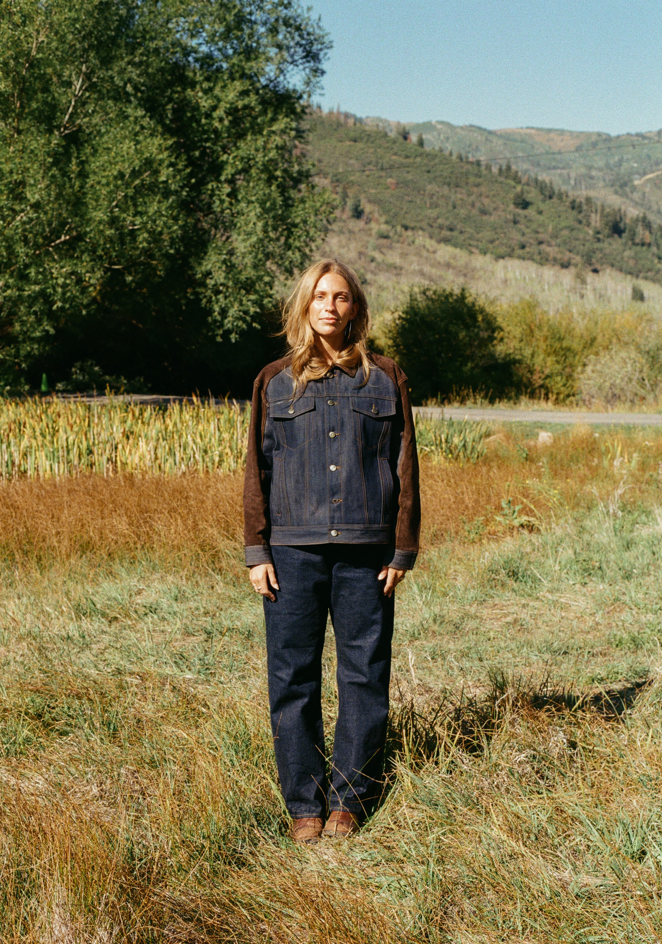 Selvedge Denim & Suede Jacket