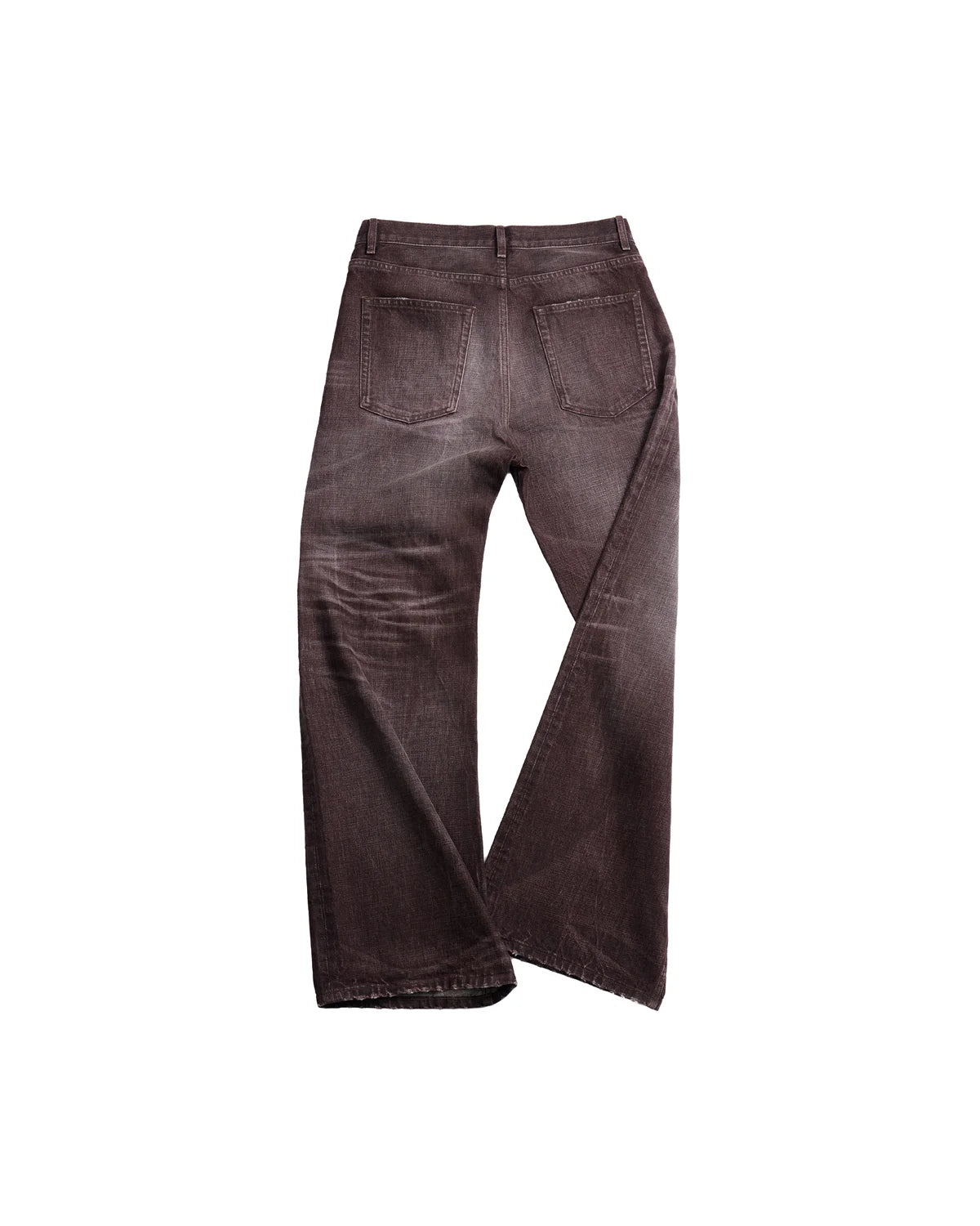 Unisex High Quality Vintage Acid Wash Flare Jeans